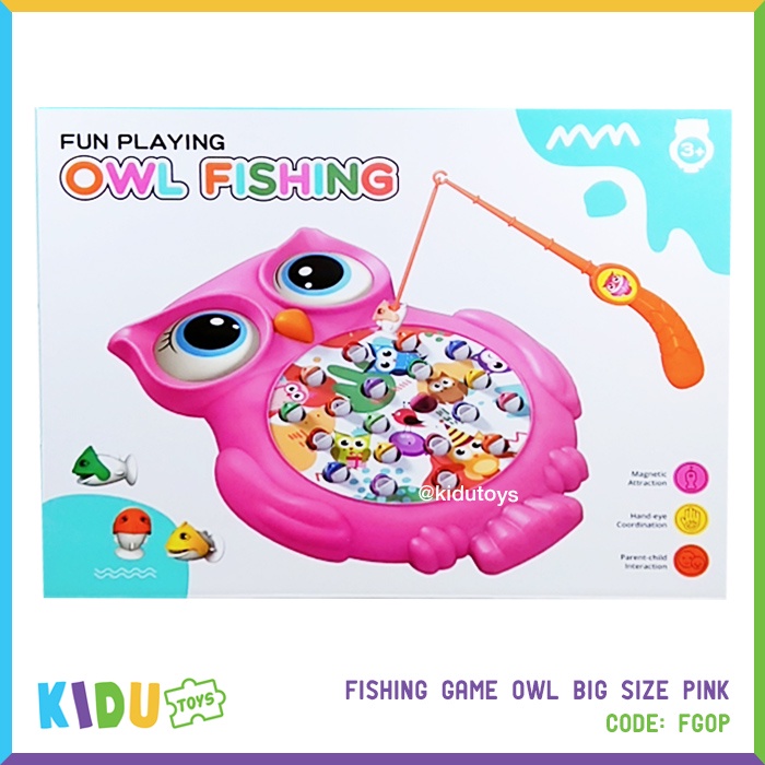 Mainan Pancingan Anak Fishing Game Owl Kidu Toys