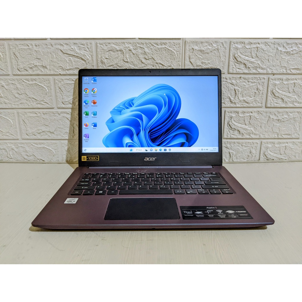 Acer Aspire 5 A514-53 Core i3 1005G1 GARANSI AKTIF SSD 512GB Layar Full HD Second Bekas Murah Gen 10