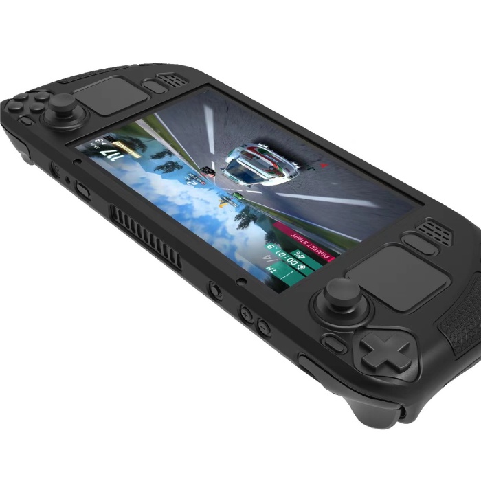 PGTech Silikon Silicone Casing Case Kickstand TPU Protective For Steam Deck Original