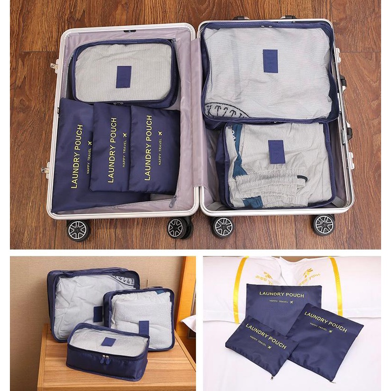 [TOYOU SHOP T53] 6 IN 1 TRAVEL BAG | TEMPAT PENYIMPANAN | STORAGE BAG | LAUNDRY BAG