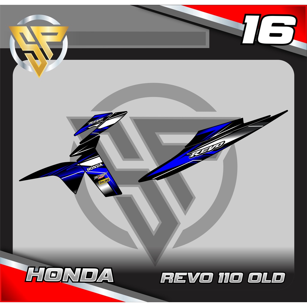 STRIPING REVO 110 OLD - STRIPING REVO 110 OLD VARIASI ABSTRAK