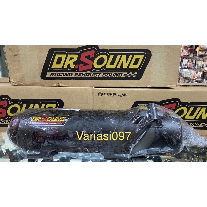 knalpot dr sound Pcx 160/vario 160 new copy cms Original leheran standar slip on stenlis