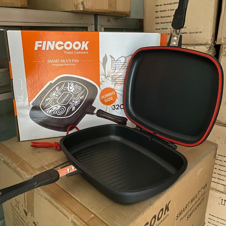 FINCOOK SMP 3204TF Smart Multi Pan 32 cm (Anti Lengket) - Double Pan