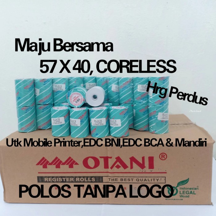 

Terlaris Kertas Thermal 57X40 Harga Perdus Otani