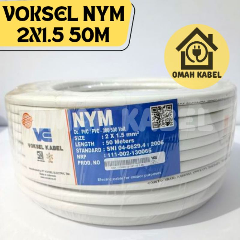 VOKSEL NYM 2X1.5 50 METER