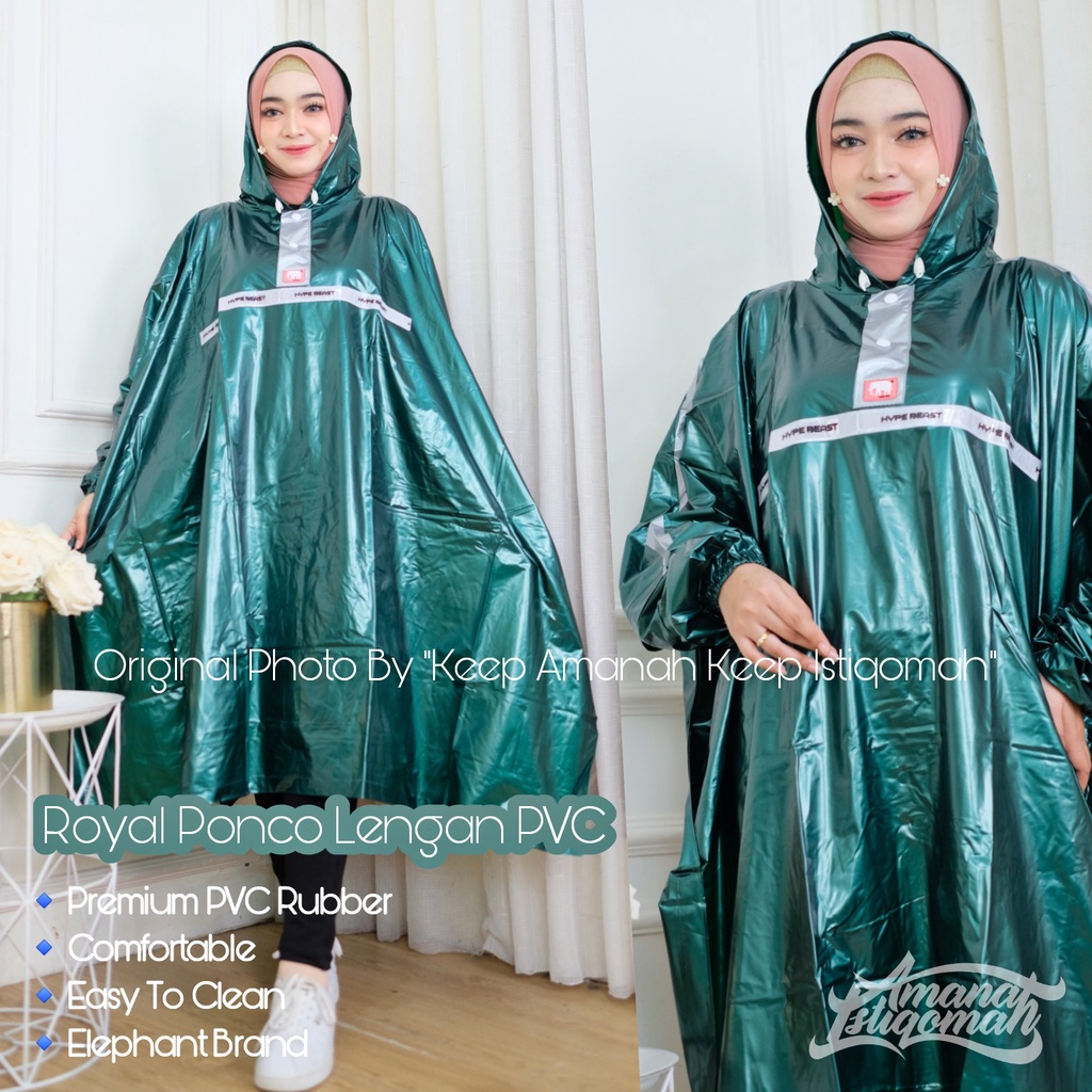 Jas Hujan Royal Mantol Royal Mantol Kelelawar Mantol Ponco Trendy