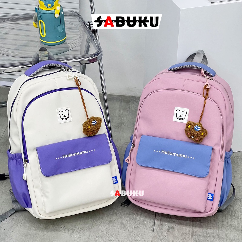 Tas Ransel Sekolah Anak Wanita Dan Pria Untuk Anak PAUD TK SD SMP Tas punggung Laptop Tas Backpack Korea Fashion Style -285