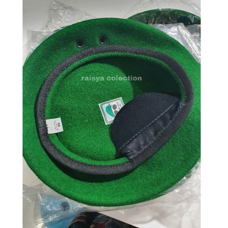 TERBARU baret kacamata hijau / baret kacamata tni ad / baret kacamata
