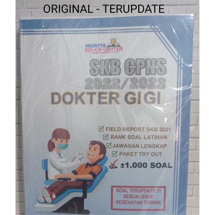 BUKU SKB DOKTER GIGI CPNS 2021/ORIGINAL- T'UPDATE- T'LENGKAP