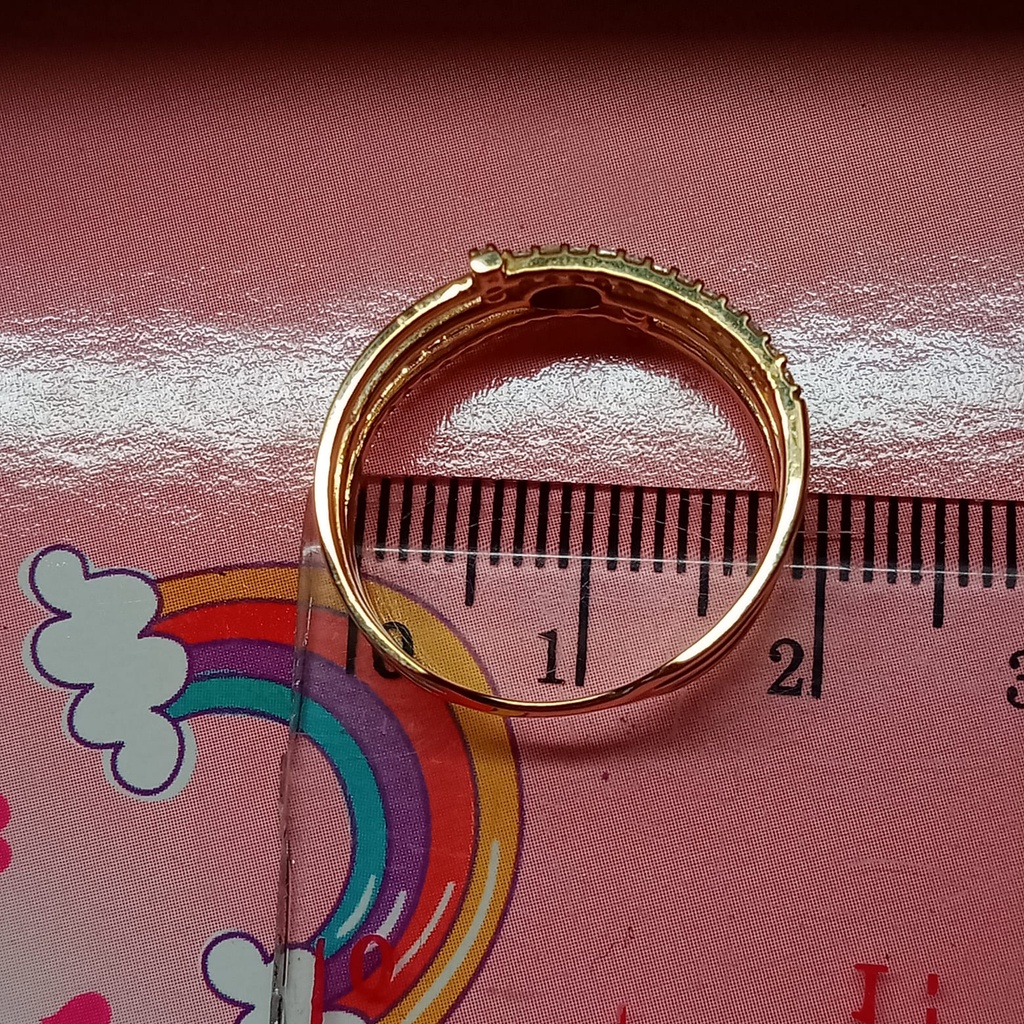 Cincin Emas 17K - 2.45 Gr Kadar 750 - 4339