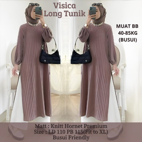 VISICA LONG TUNIK KNIT PREMIUM BUSUI FRIENDLY