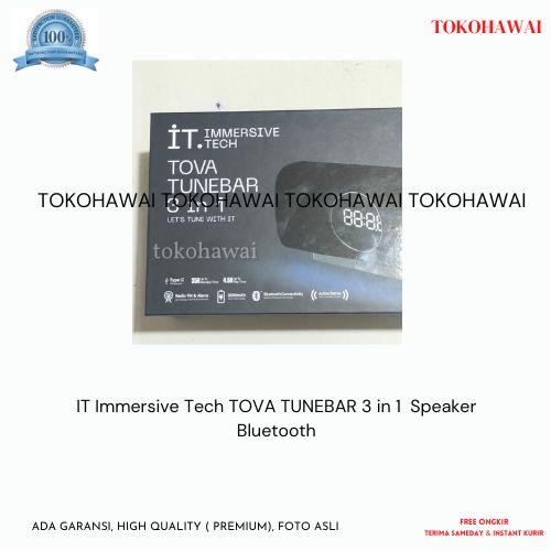 IT Immersive Tech TOVA TUNEBAR 3 in 1  Speaker Bluetooth
