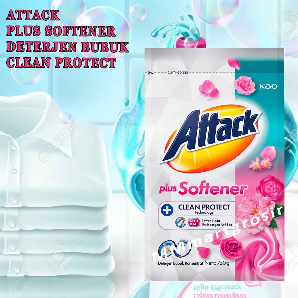 ATTACK ANTI BAU PLUS SOFTENER 750g