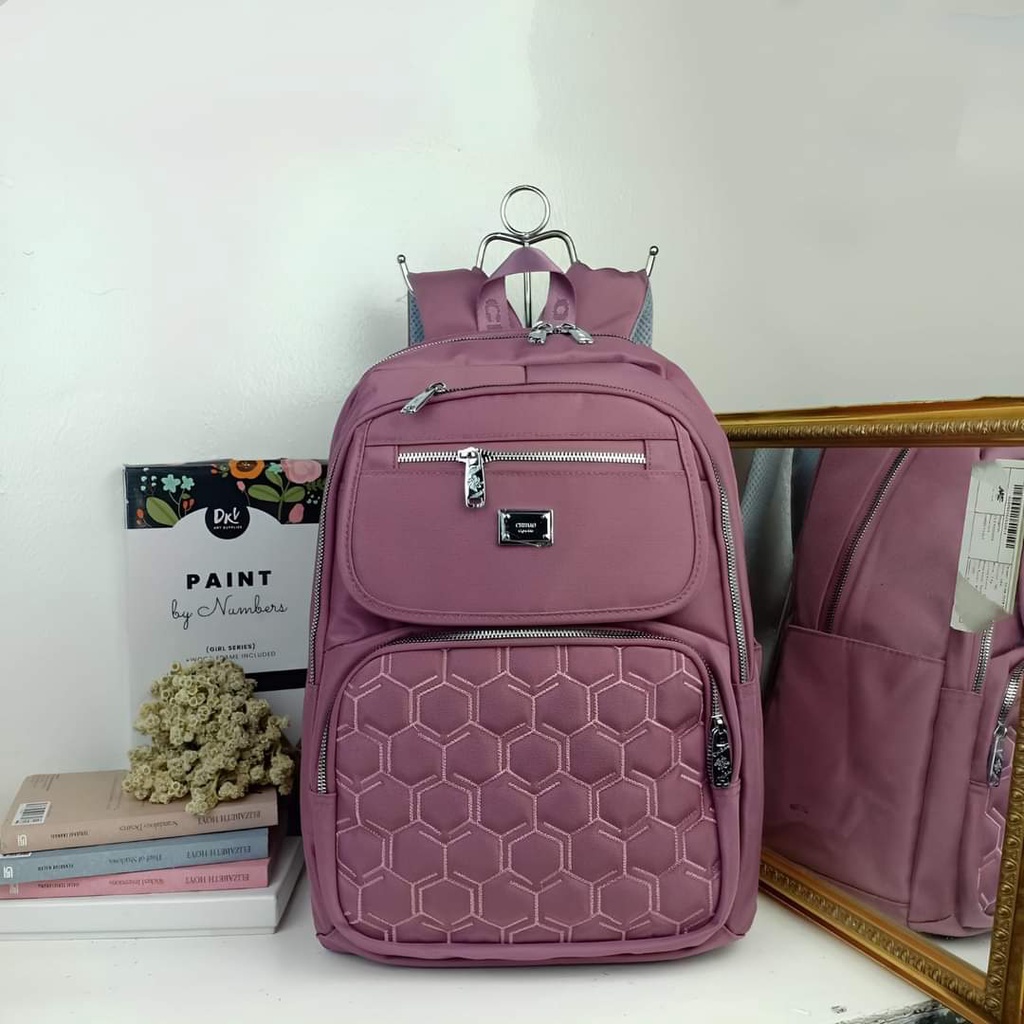 Tas Ransel Chibao 0814XL Bahan Kanvas. Tas Wanita Tas Ransel Wanita Import Tas Chibao Ransel Import BEST SELLER TERBARU BISA BAYAR DITEMPAT.!!!!