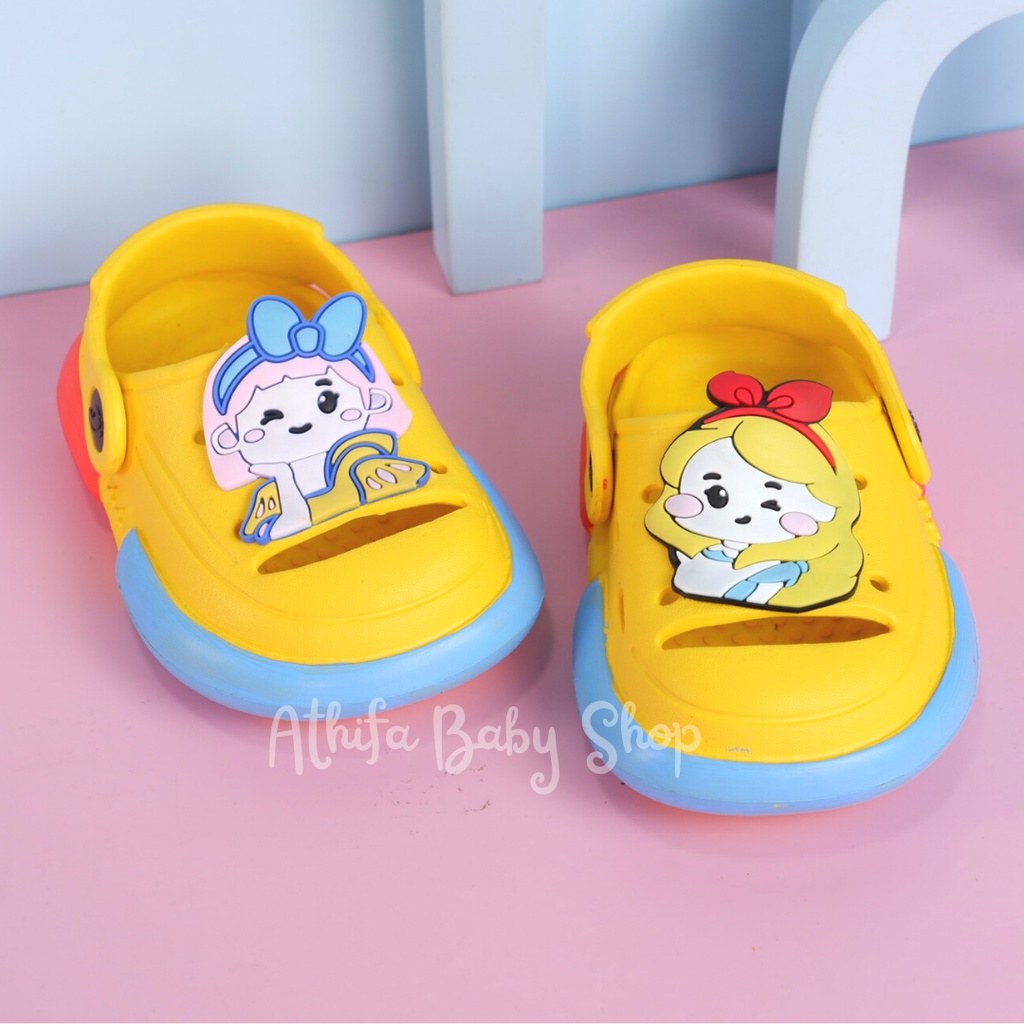 Sepatu Sandal Baim Karakter Anak Perempuan Bayi Balita Usia 6 7 8 9 10 11 Bulan 1 2 3 Tahun Spon Prewalker Phylon -523E-