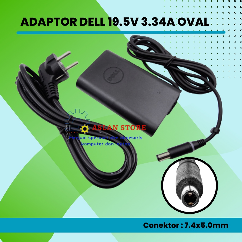 Adaptor Dell Inspiron 19.5V 3,34a 65W Laptop N6M8J Dell Latitude E6320 E6330 E6430S E7240 E7250 E7270 E7450