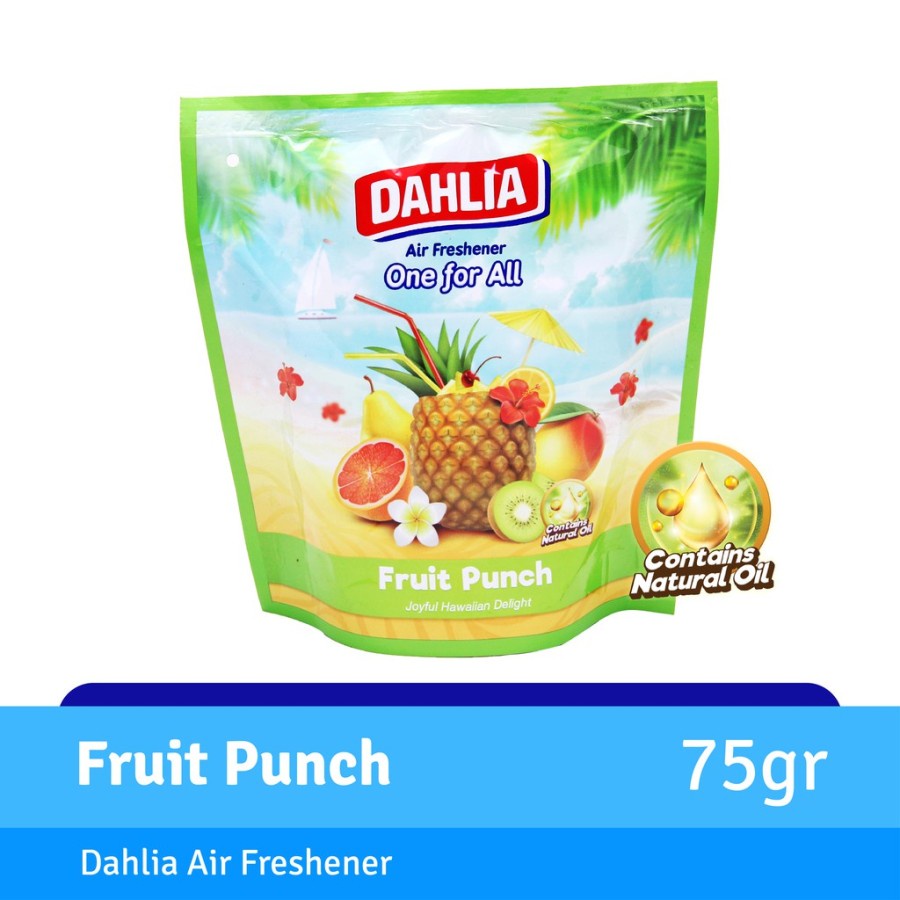 Dahlia Freshener One For All Pengharum Gantung Ruangan Mobil Kamar Aroma Segar 75gr