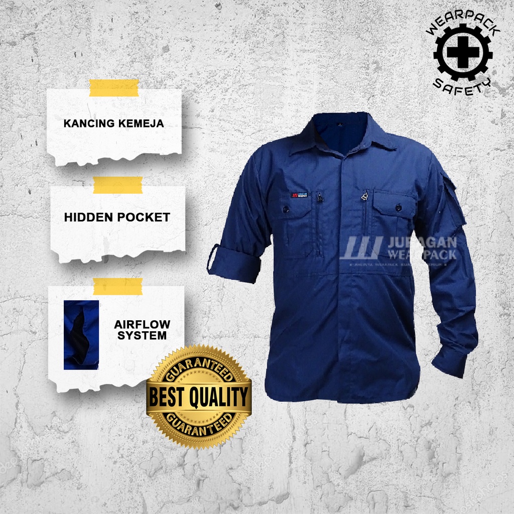 Wearpack Kerja Smart Engineer Series Warna Biru Navy