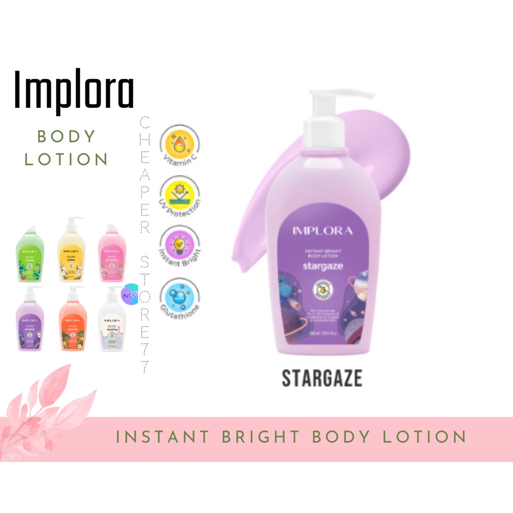 IMPLORA -  INSTAN BRIGHT BODY LOTION 300 ML