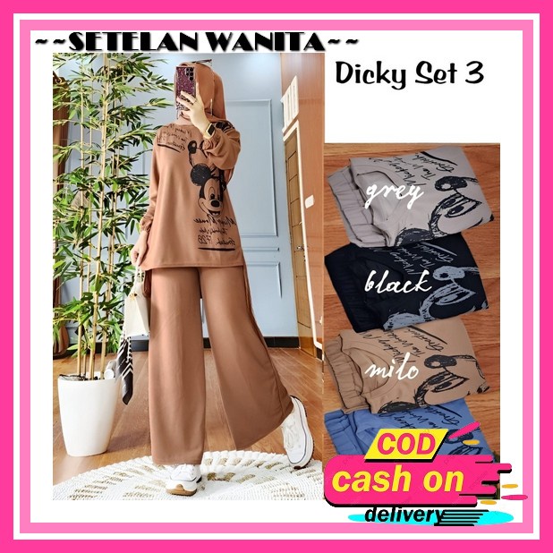 Baju Setelan Wanita Crinkle Airflo Terbaru Agnia Set Pakaian Set Wanita Muslimah Kekinian Fashion Wa