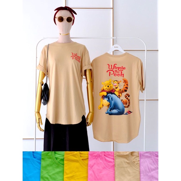 kaos ryuka oval pooh