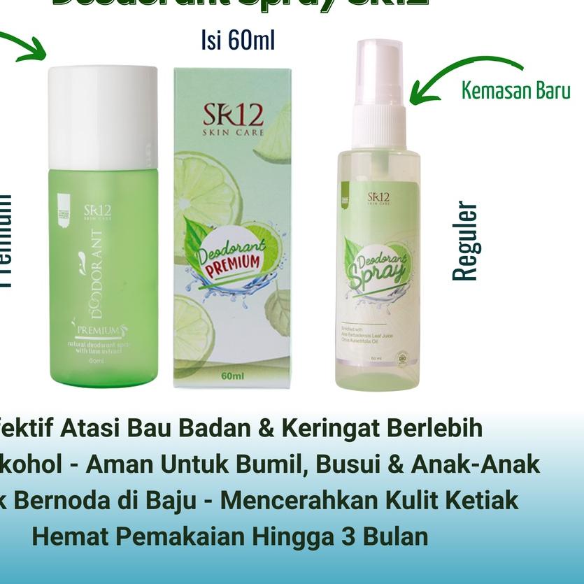 ☝ SR12 Deodorant Spray Penghilang Bau Badan Deodorant SR12 Premium Odorex Deodorant Spray Deodorant 