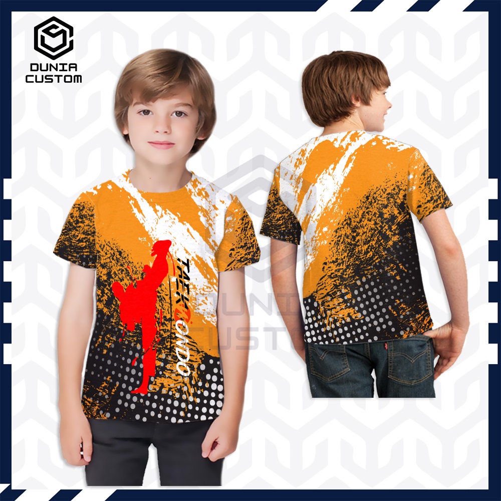 Baju Jersey Anak TAEKWONDO Fullprint || Baju Taekwondo || Kaos Taekwondo Anak Anak || Kaos taekwondo