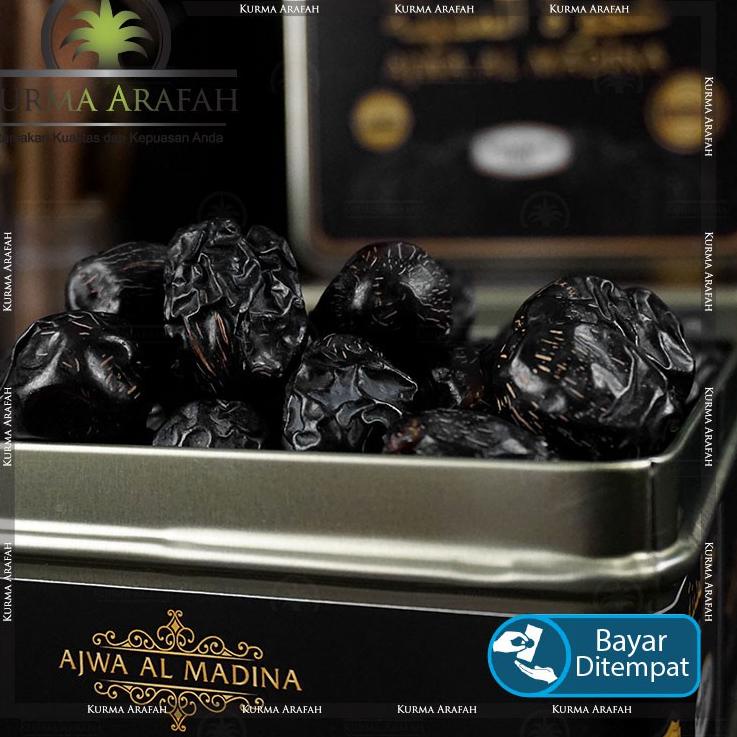 

Serbu sekarang Kurma Ajwa Kaleng 1kg Ajwa Al Madina Ajwa Nabi Kemasan Premium