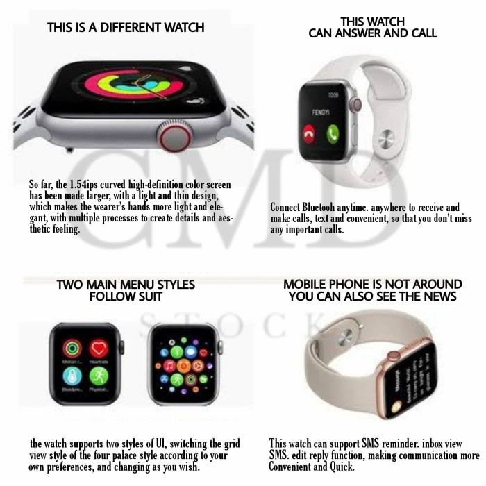 SMARTWATCH SERIES 6 LIKE APPLE WATCH ANTI AIR SMART WATCH ORIGINAL