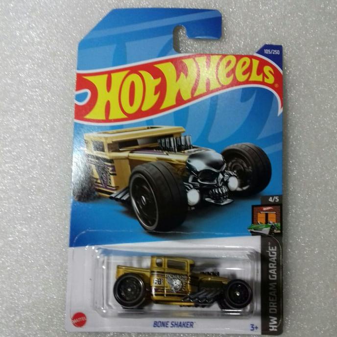 HOT WHEELS BONE SHAKER. CARD HW DREAM GARAGE SERIES. ANTIK.