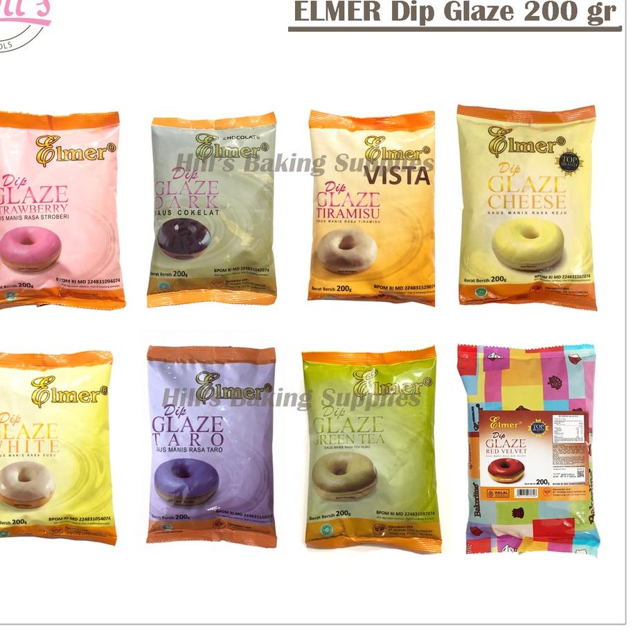 

Belanja Nyaman TERLENGKAP !!! ELMER DIP GLAZE 200 GR ALL VARIAN / TOPPING DONUT / SELAI DONAT TIRAMISU STROBERI COKELAT GREEN TEA CHEESE WHITE SUSU TARO 200GR