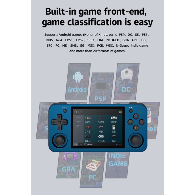 ANBERNIC RG353M - Dual Mode Emulator Retro Game Handheld Console - Game Retro Jadul Nostalgia Masa Kecil