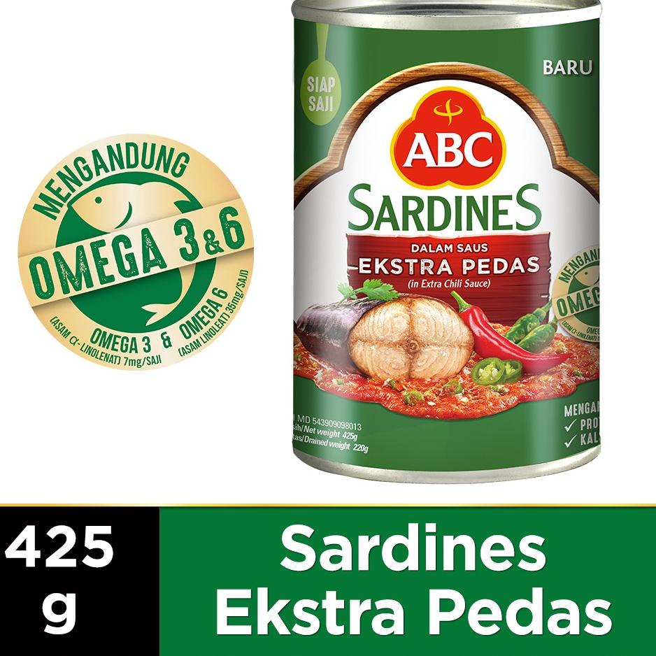 

Big Sale ABC Sarden Saus Extra Pedas 425 g