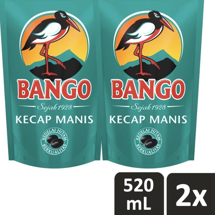 

➪ Bango Kecap Manis Soy Sauce Refill Terbuat Dari 4 Bahan Alami Berkualitas 520Mlx2 ☉