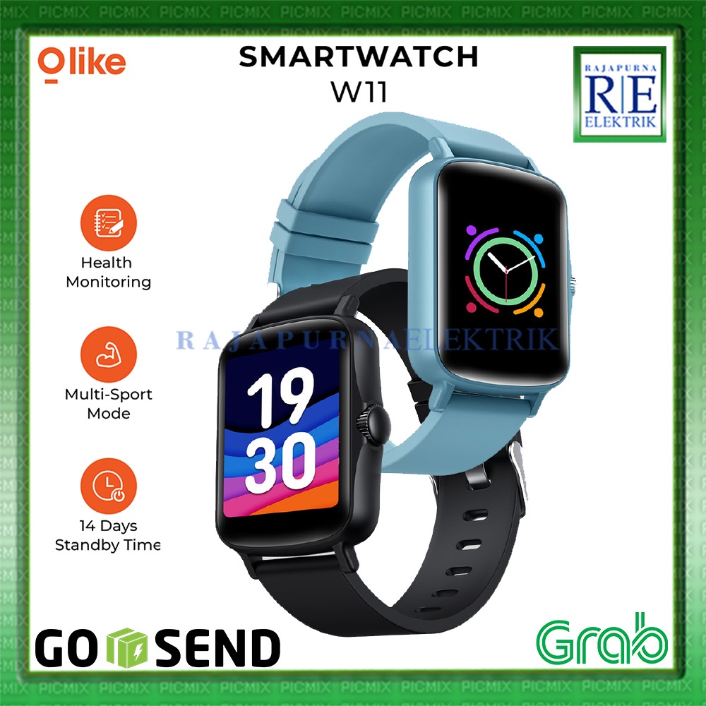 OLIKE JAM TANGAN SMARTWATCH TRACKER GPS HEALTH MONITOR IPX7 W11