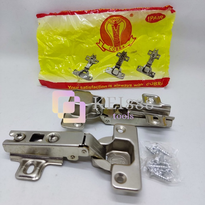 engsel sendok lurus cobra-engsel pintu-engsel lemari