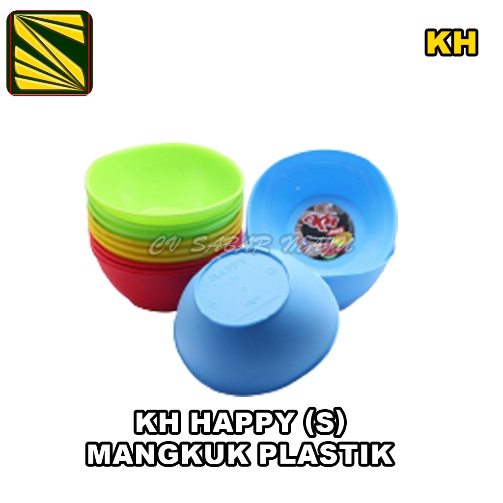 Jual Mangkuk Plastik Kh Happy Ukuran S Shopee Indonesia