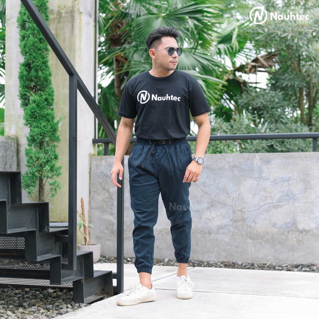 Celana Jogger Pria Sirwal Jogger Pants Nauhtec Material Katun Twill Stretch Melar M - L - XL -XXL -3XL-Jumbo