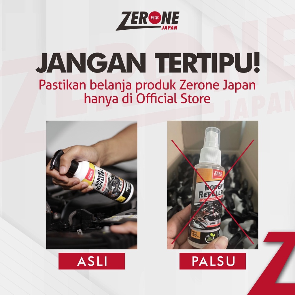 Rodent Repelent Zerone Pengusir Tikus Beli 2 Gratis 1 Pembasmi Tikus Pengerat Pada Kap Mesin Mobil