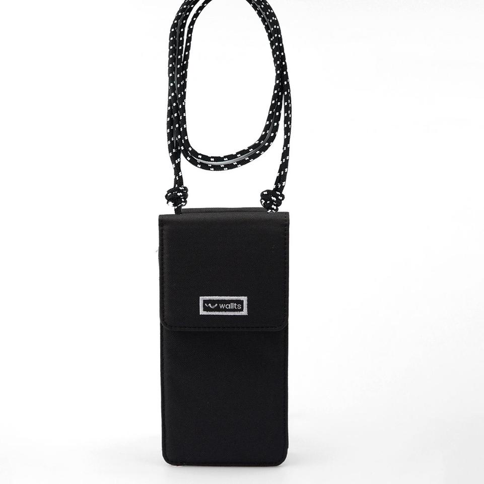 ✍Idh Wallts Dale Phone Wallet Black  Tas Dompet HP Handphone Selempang Wanita dan Pria Phone Wallet v Terlaris ✍.