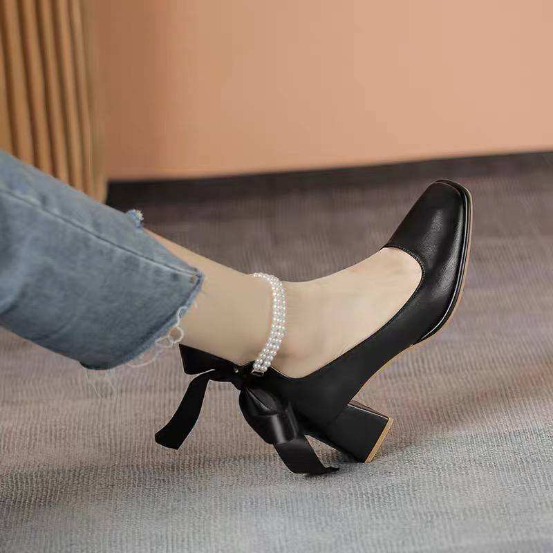 2282 Sepatu Wanita Hak Tinggi Heels Import Kekinian