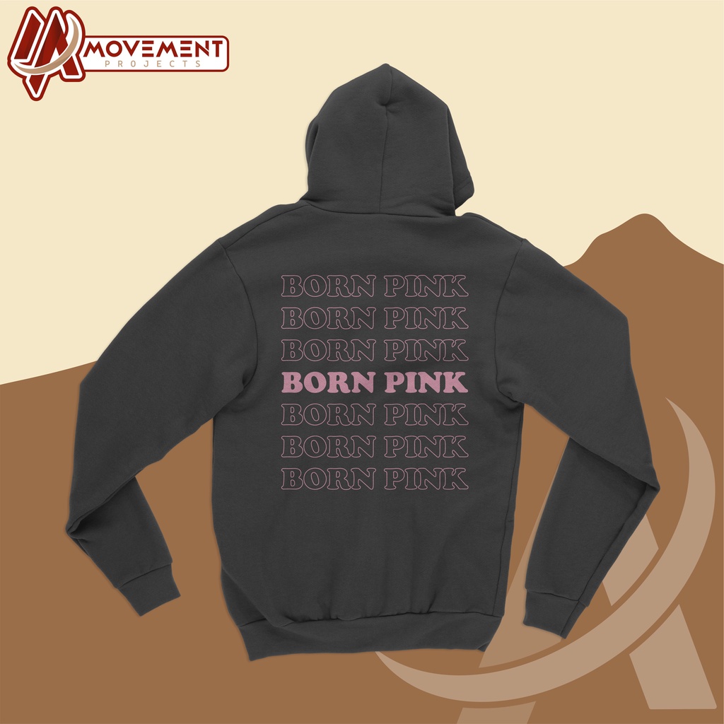 [PREMIUM] HOODIE - BORNPINK BLACKPINK WORLD TOUR VER.1 (PULL OVER &amp; ZIPPER)