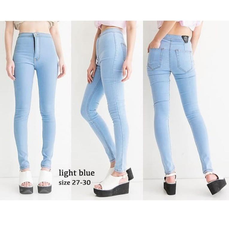 BIG SALE Celana Highwaist Skinny Jeans Wanita / Highwaist Skinny /BIG SIZE