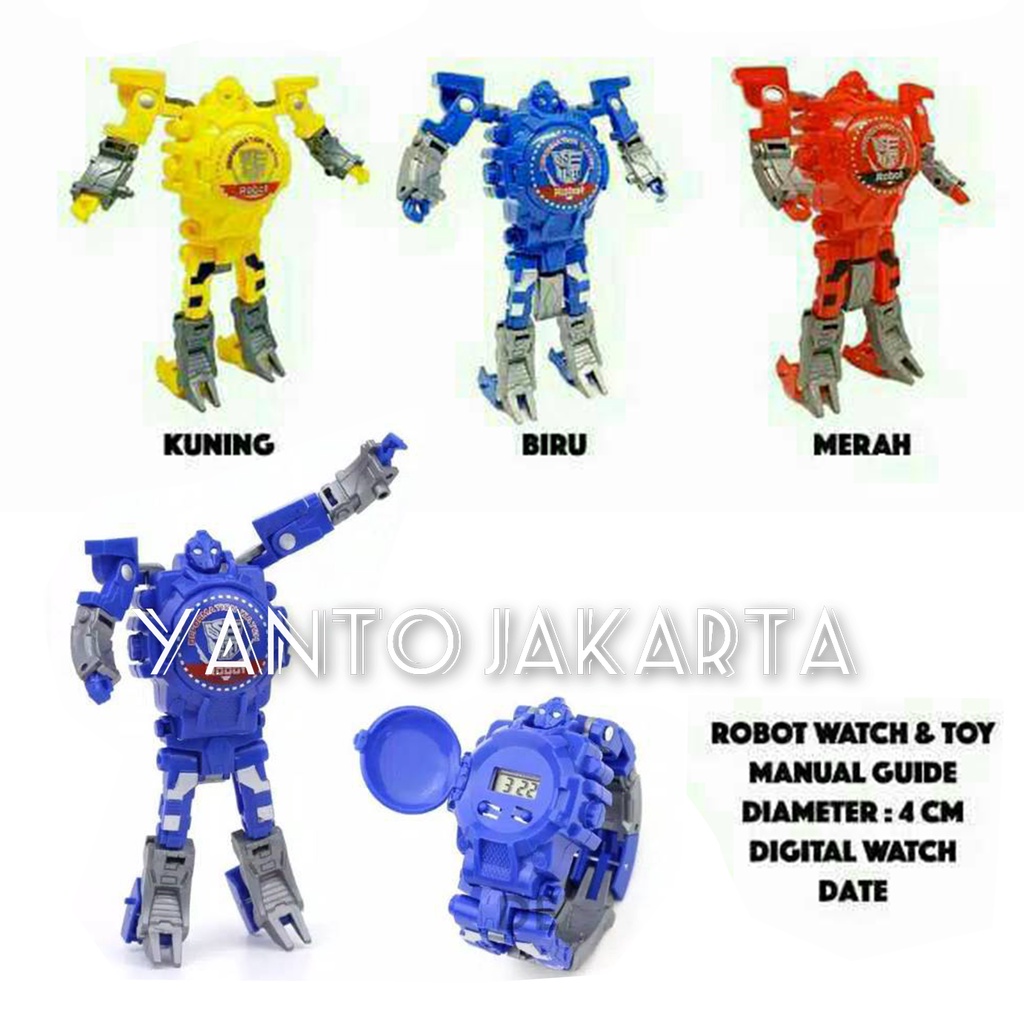 JAM TANGAN ANAK MODE ROBOT