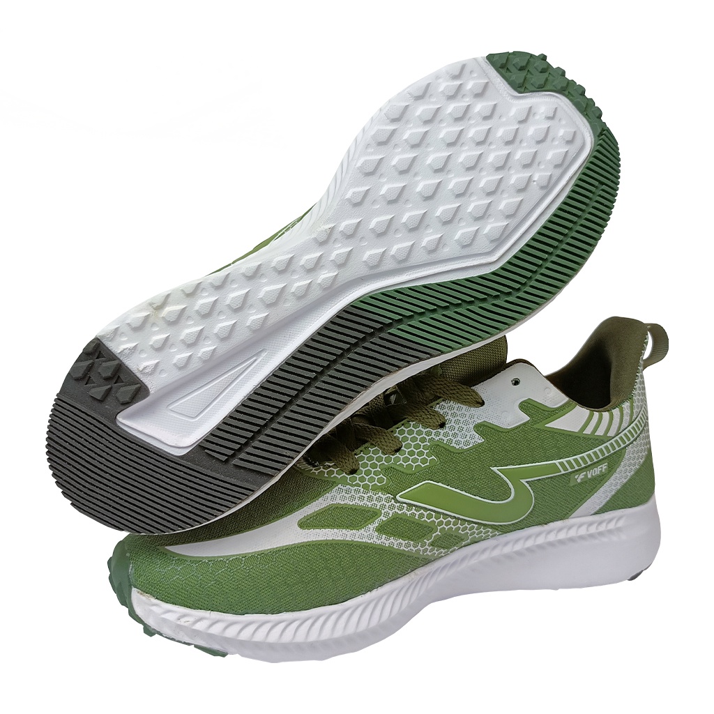 Voff - Sepatu Running Sneakers Pria Wanita Massive green edition