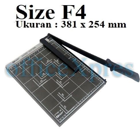 

Pemotong Kertas / Paper Cutter Origin F4R Dark Grey