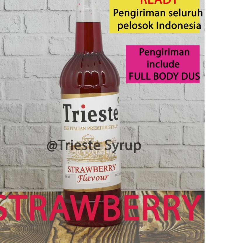 

➸ TRIESTE SYRUP STRAWBERRY ✮