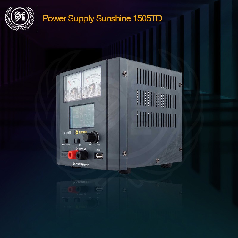 Power Supply Sunshine P-1505TD (DIGITAL & ANALOG) Original Sunshine High Quality / Type P-1505TD 15