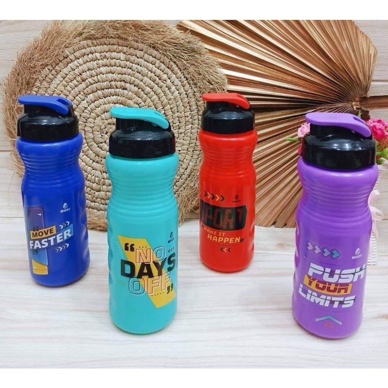 Botol Minum Flip Top Sport 800 ml BPA FREE / ATLANTA SPORT My Bottle Drinking / Botol Minum Anak  Souvenir Ulang Tahun