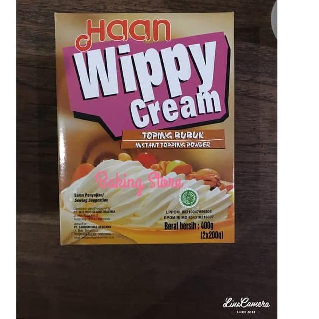 

Free Ongkir/ Haan Wippy Cream - Whipped Cream 400gr